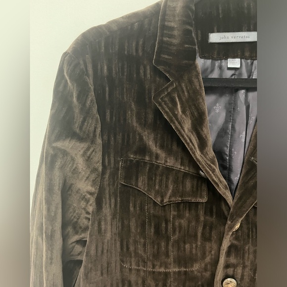 John Varvatos Collection velvet button front jacket. Size EU 48 USA 38 - Picture 9 of 14